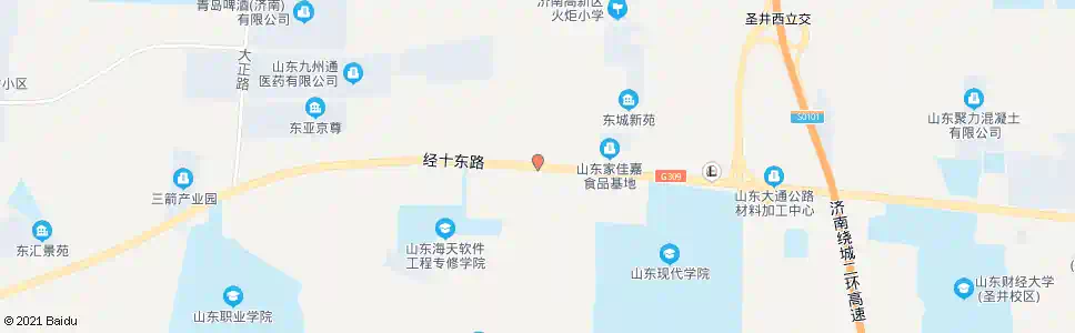 济南马头山村_公交站地图_济南公交_妙搜公交查询2025