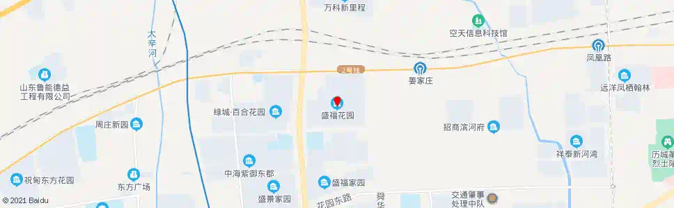 济南盛福花园_公交站地图_济南公交_妙搜公交查询2025
