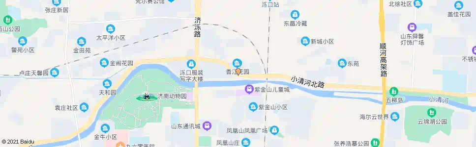 济南小清河北路标山路_公交站地图_济南公交_妙搜公交查询2025