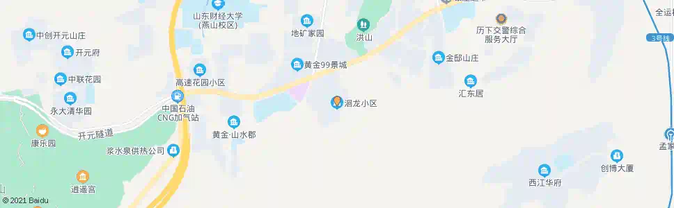 济南洄龙小区_公交站地图_济南公交_妙搜公交查询2025