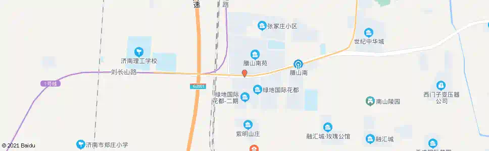 济南刘长山路党杨路_公交站地图_济南公交_妙搜公交查询2025