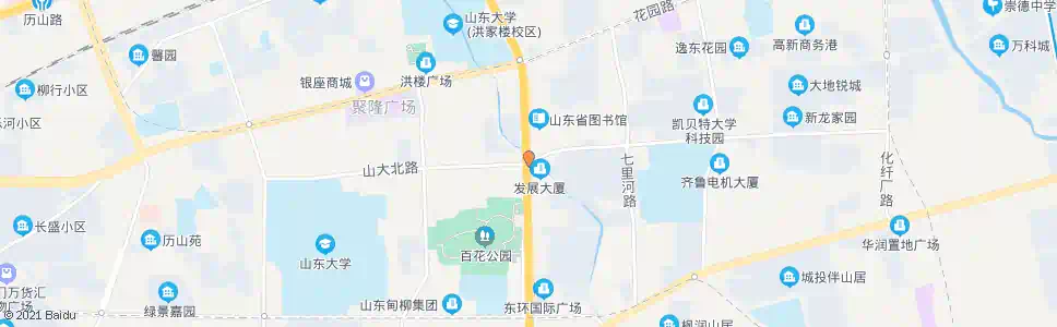 济南华龙路_公交站地图_济南公交_妙搜公交查询2025