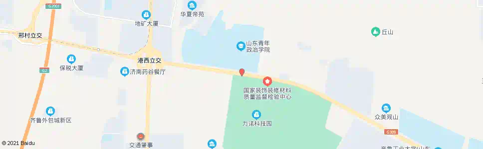 济南山青院_公交站地图_济南公交_妙搜公交查询2025