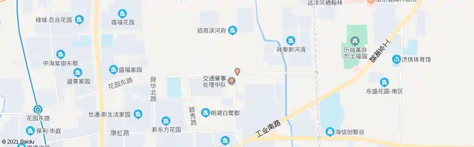 济南花园东路开拓路_公交站地图_济南公交_妙搜公交查询2025