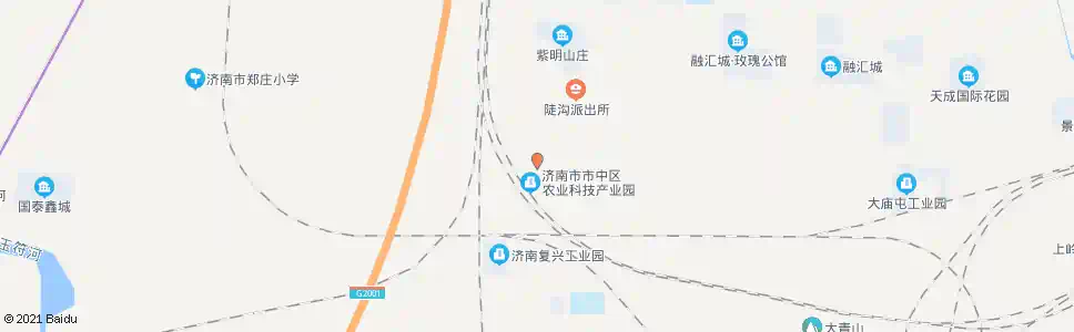 济南马家庄南_公交站地图_济南公交_妙搜公交查询2025