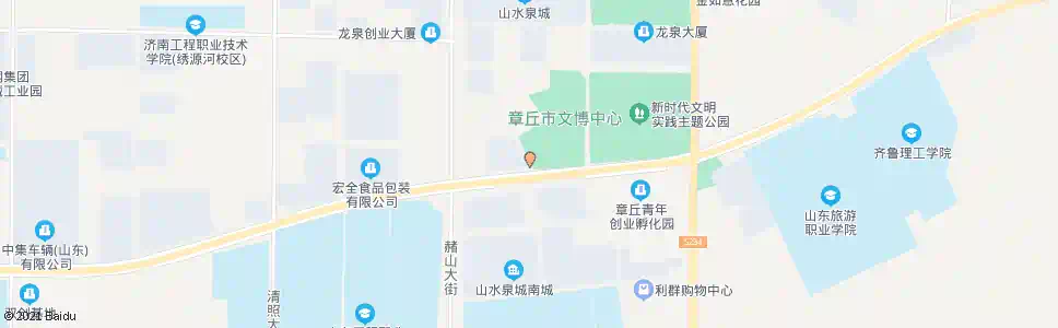 济南文博中心_公交站地图_济南公交_妙搜公交查询2025