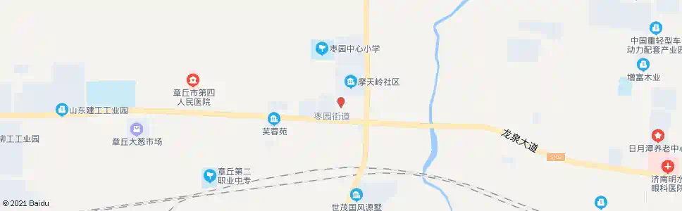 济南枣园办事处_公交站地图_济南公交_妙搜公交查询2025