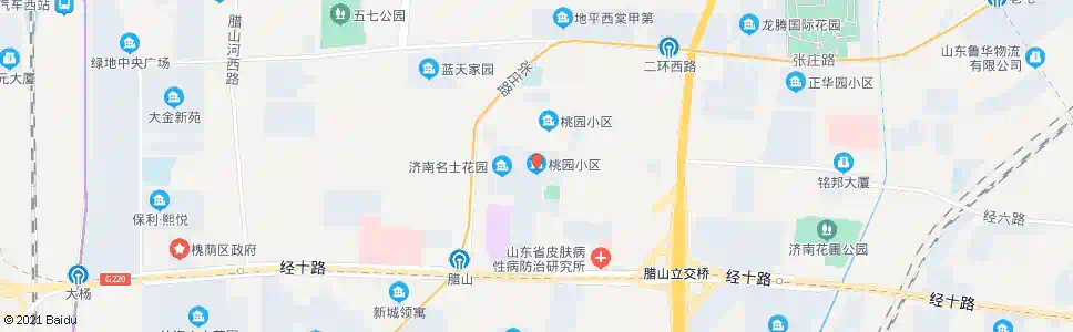 济南桃园小区_公交站地图_济南公交_妙搜公交查询2025