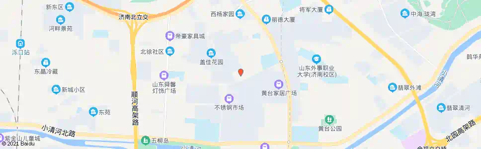 济南盖家村_公交站地图_济南公交_妙搜公交查询2025