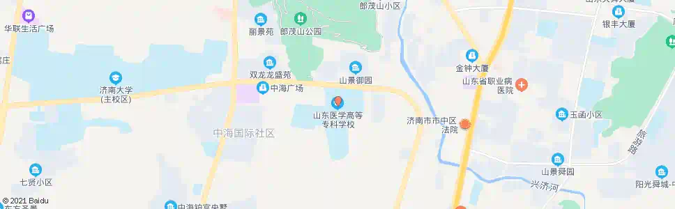 济南山东医专_公交站地图_济南公交_妙搜公交查询2025