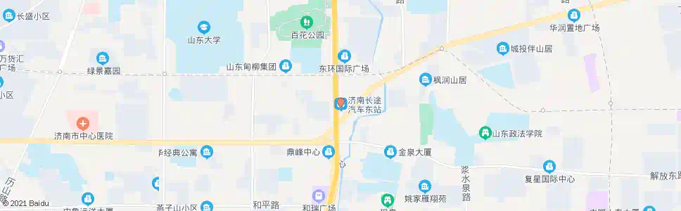 济南东车_公交站地图_济南公交_妙搜公交查询2025
