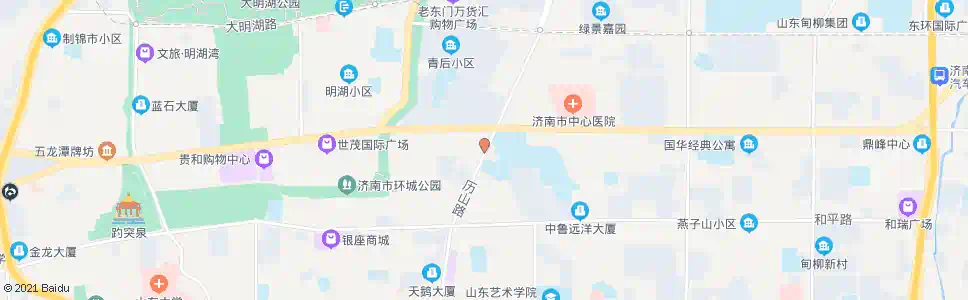 济南解放桥南_公交站地图_济南公交_妙搜公交查询2025