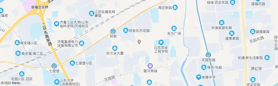 济南祝甸停车场_公交站地图_济南公交_妙搜公交查询2025