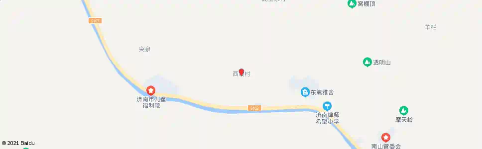 济南西坡村_公交站地图_济南公交_妙搜公交查询2025