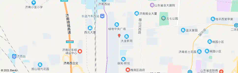 济南大金新苑_公交站地图_济南公交_妙搜公交查询2025