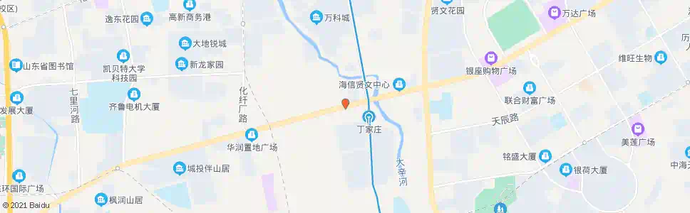 济南丁家庄东_公交站地图_济南公交_妙搜公交查询2025