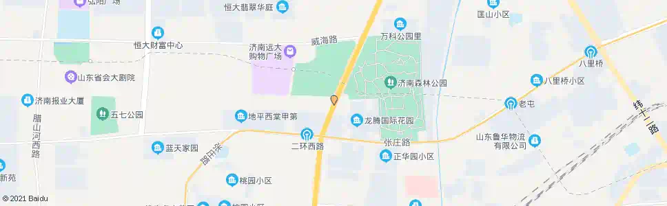 济南二环西路日照路_公交站地图_济南公交_妙搜公交查询2025