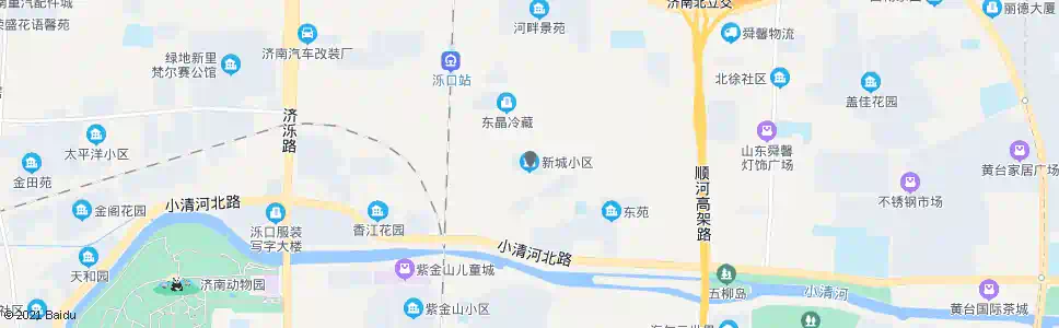 济南新城小区_公交站地图_济南公交_妙搜公交查询2025
