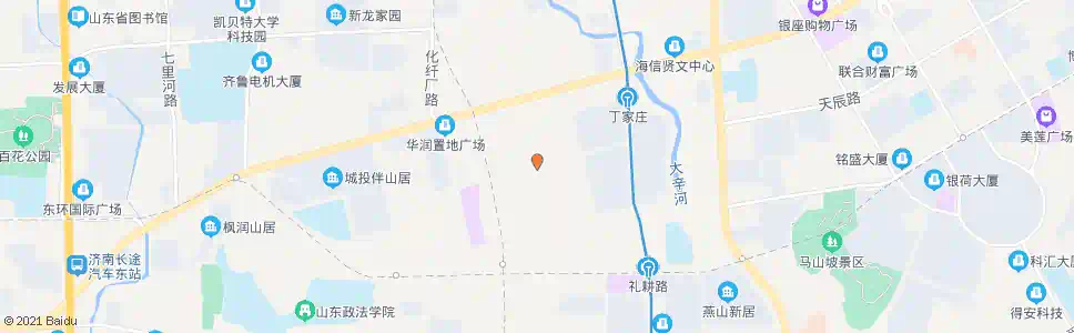 济南天辰大街中段_公交站地图_济南公交_妙搜公交查询2025