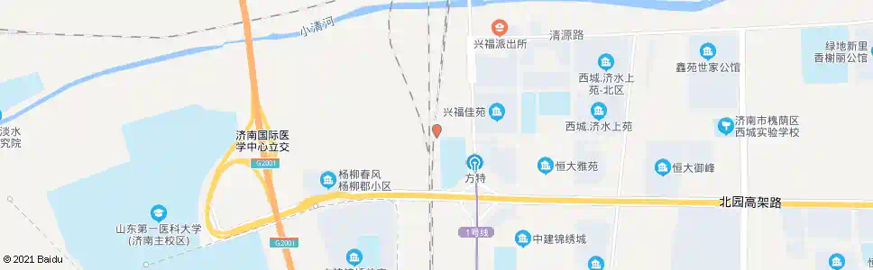 济南彭庄_公交站地图_济南公交_妙搜公交查询2025