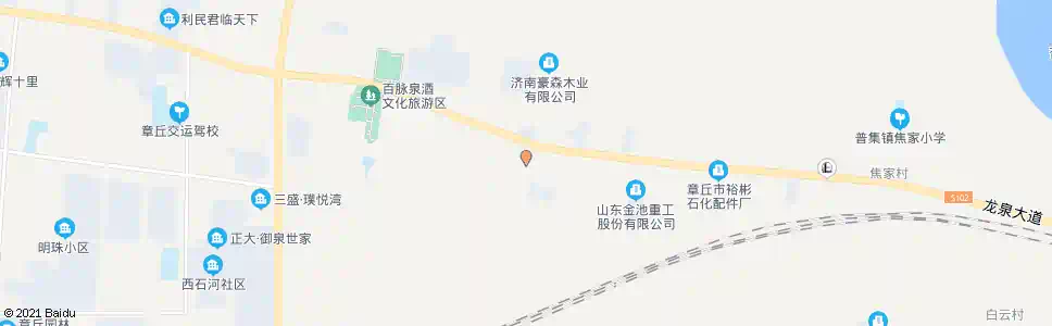 济南明水氧气厂(杲家坡路口)_公交站地图_济南公交_妙搜公交查询2025