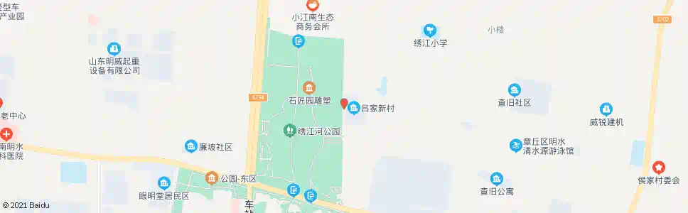 济南吕家新村_公交站地图_济南公交_妙搜公交查询2025