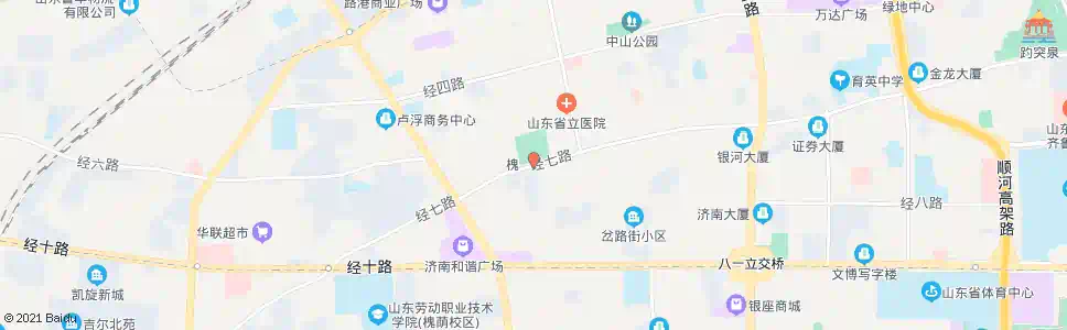 济南经七纬八_公交站地图_济南公交_妙搜公交查询2025