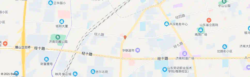 济南经六路营市街_公交站地图_济南公交_妙搜公交查询2025