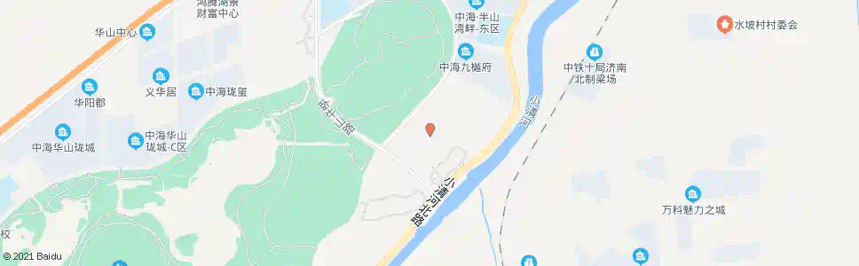 济南洪家园_公交站地图_济南公交_妙搜公交查询2025
