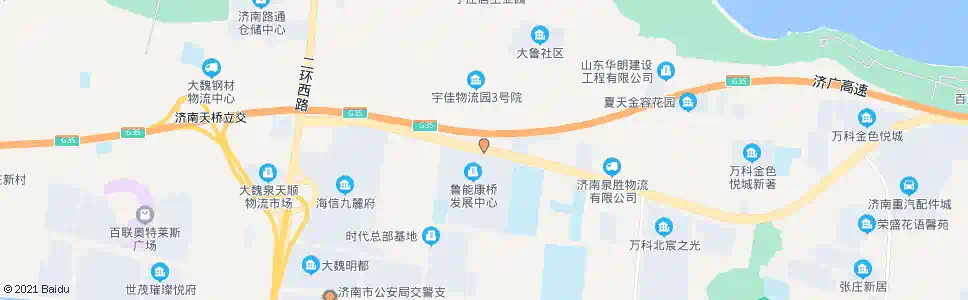 济南丁庄村_公交站地图_济南公交_妙搜公交查询2025