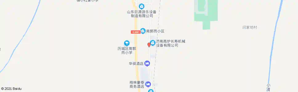 济南南郭而_公交站地图_济南公交_妙搜公交查询2025