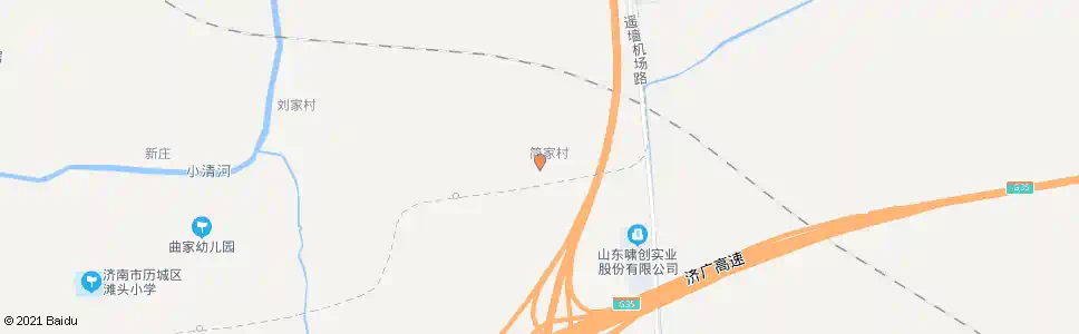 济南简家_公交站地图_济南公交_妙搜公交查询2025