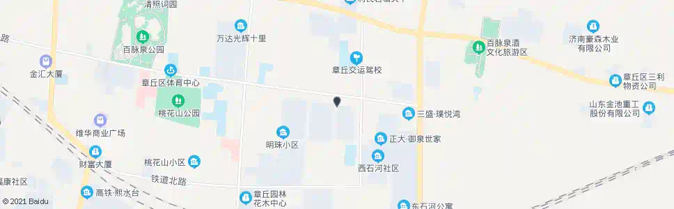 济南明一花园小区_公交站地图_济南公交_妙搜公交查询2025