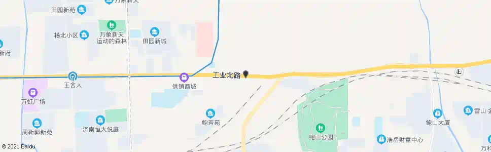 济南钢化路工业北路_公交站地图_济南公交_妙搜公交查询2025