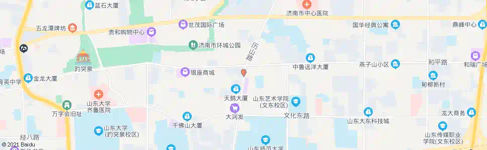 济南和平路历山路_公交站地图_济南公交_妙搜公交查询2025