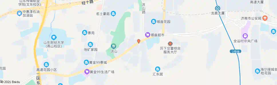 济南下井庄_公交站地图_济南公交_妙搜公交查询2025
