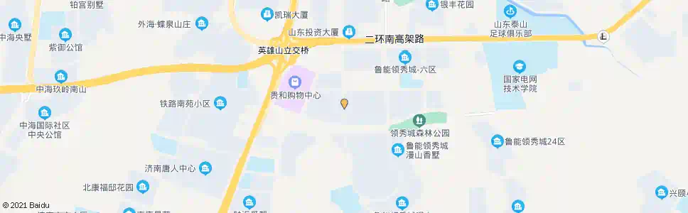 济南领秀城B街区_公交站地图_济南公交_妙搜公交查询2025