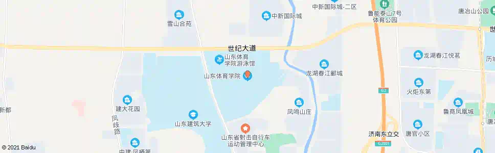 济南山东体育学院_公交站地图_济南公交_妙搜公交查询2025