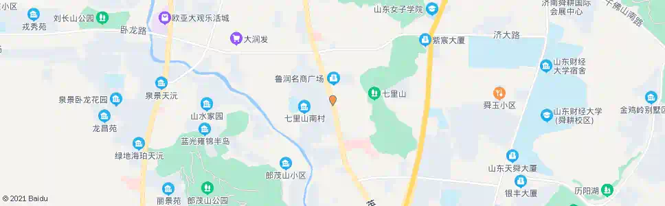 济南七里山南村_公交站地图_济南公交_妙搜公交查询2025