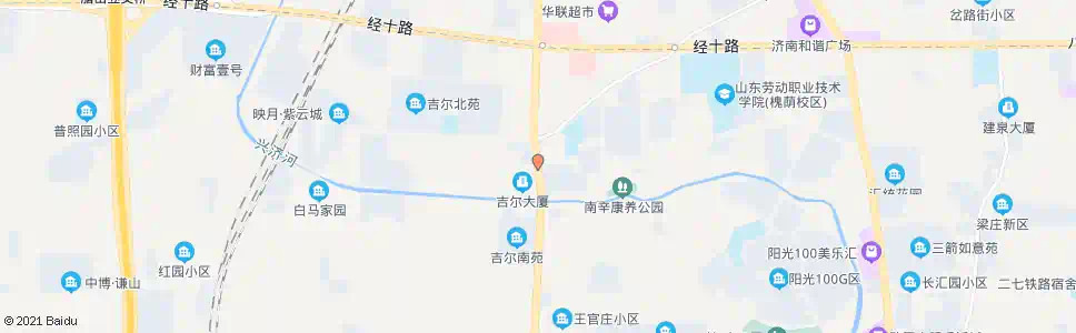 济南南辛庄西路南辛庄街_公交站地图_济南公交_妙搜公交查询2025