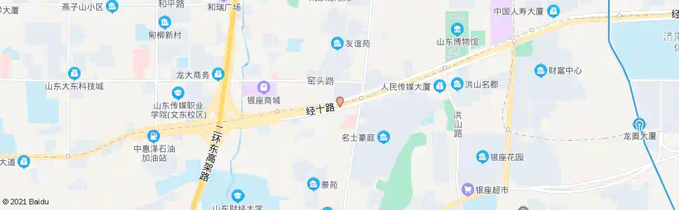 济南浆水泉路经十路_公交站地图_济南公交_妙搜公交查询2025