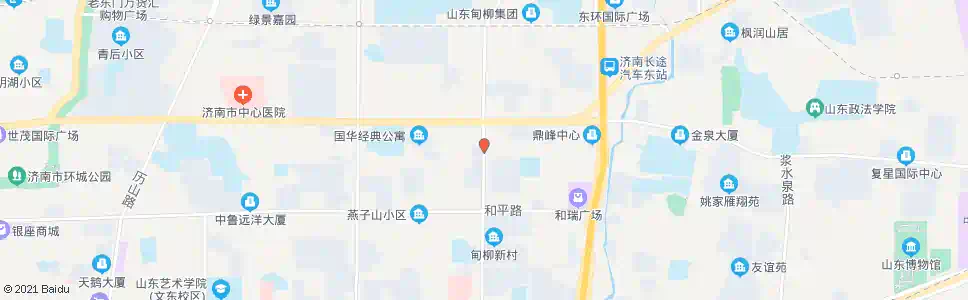 济南山大路燕子山路_公交站地图_济南公交_妙搜公交查询2025