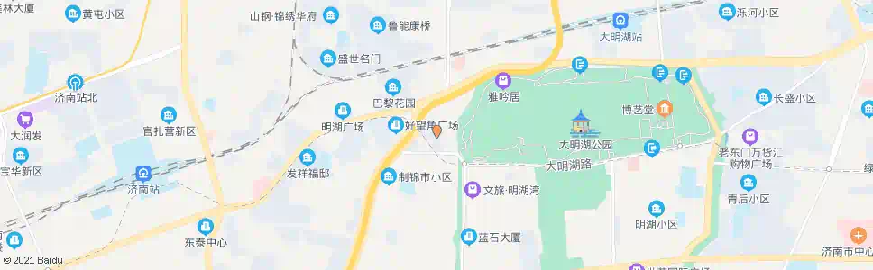 济南少年宫_公交站地图_济南公交_妙搜公交查询2025