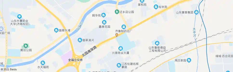 济南工业北路电建路_公交站地图_济南公交_妙搜公交查询2025