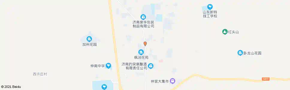 济南仲宫龙山路_公交站地图_济南公交_妙搜公交查询2025