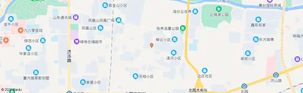济南清联花园_公交站地图_济南公交_妙搜公交查询2025