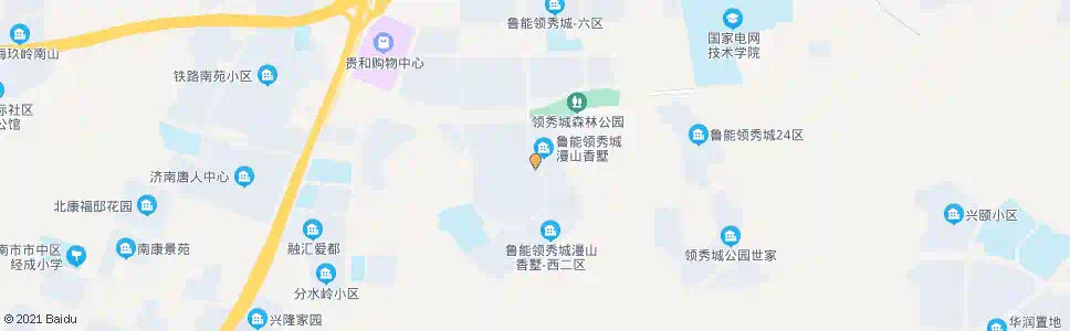 济南领秀城漫山香墅_公交站地图_济南公交_妙搜公交查询2025