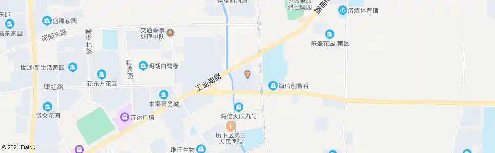 济南石化园小区_公交站地图_济南公交_妙搜公交查询2025