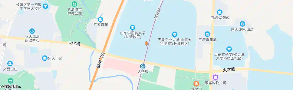 济南中医药大学东门_公交站地图_济南公交_妙搜公交查询2025