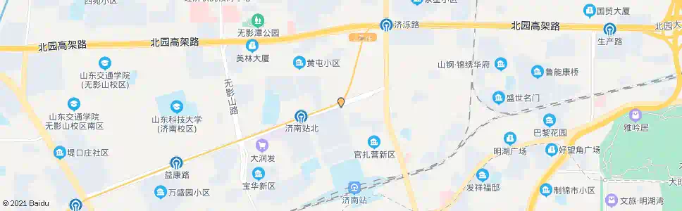 济南官扎营东街堤口路_公交站地图_济南公交_妙搜公交查询2025